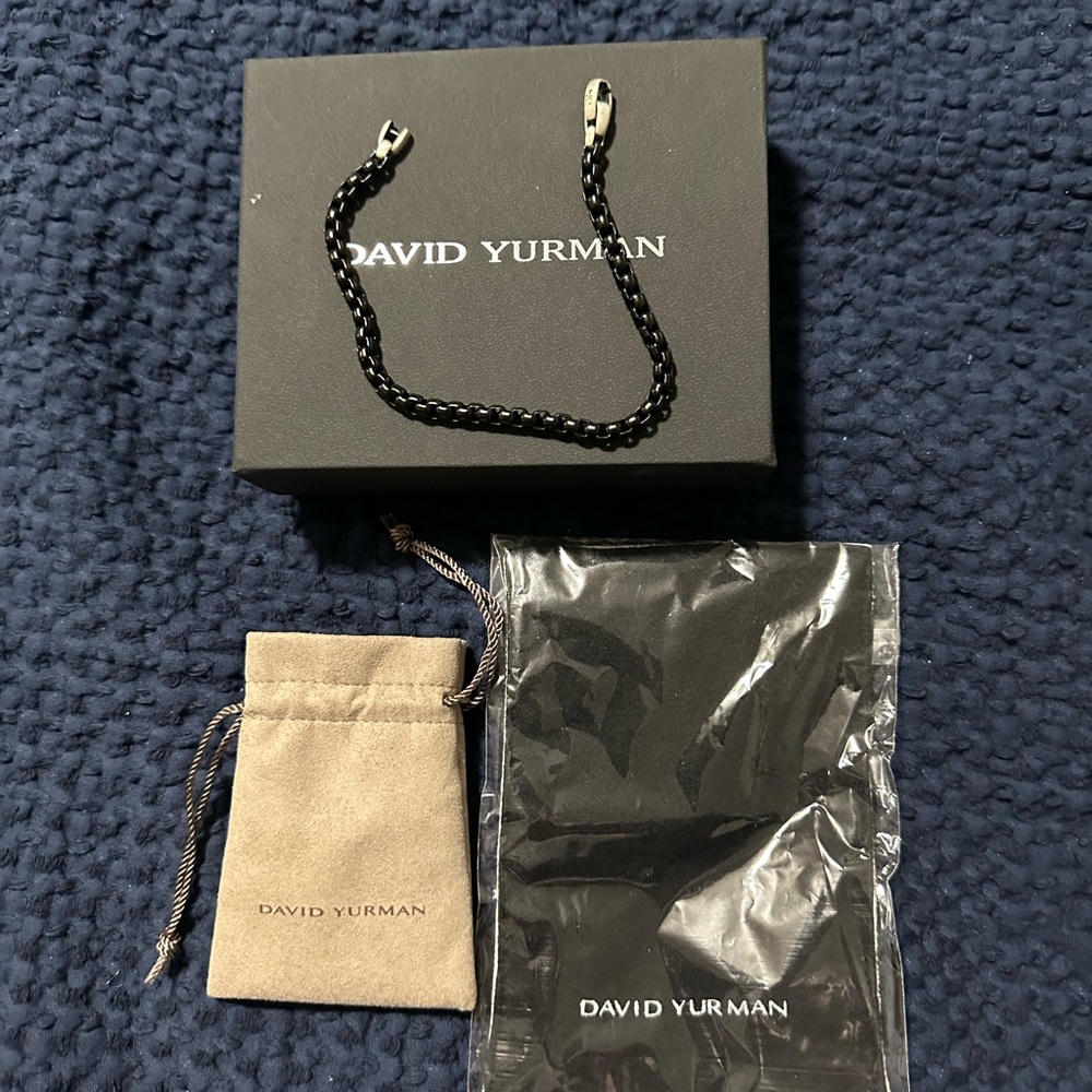 David Yurman Black Men's Bracelet
